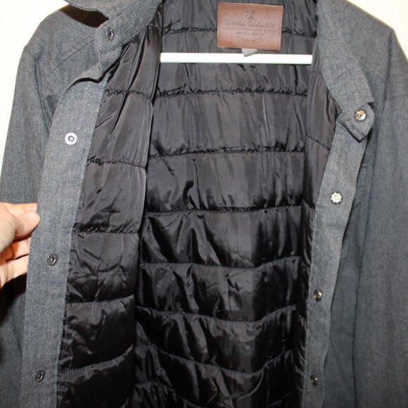 Rugged Elements, quilt lined Shirt Jacket, Mens Large, (EUC) Worn Twice - Picture 4 of 6